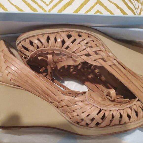 Dani Black Hurrache Wedges - Picture 2 of 7